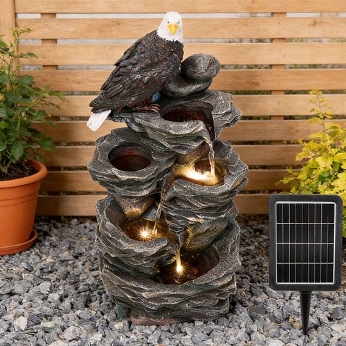 Garden water solar power - garden,