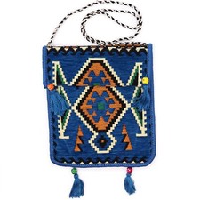 Sky Blue Kilim Messenger