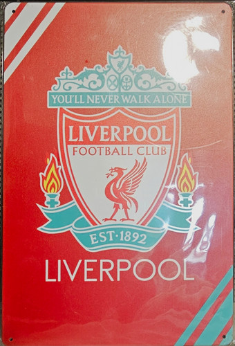 Liverpool crest metal wall - liverpool, fc