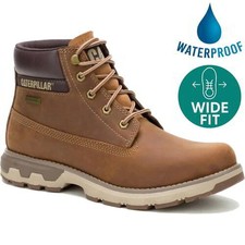 Caterpillar Pursue WP Men's Mushroom Brown Waterproof Boots Size 8-12