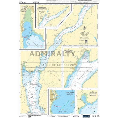 Admiralty small craft - craft, chart