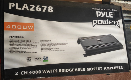 Pyle pla2678 4000 watt - ,