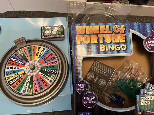 Mattel wheel fortune - wheel, bingo