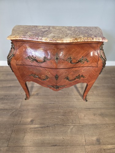 Antique french inlaid marble - antique,