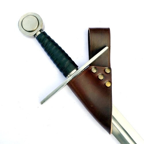 Simple leather weapon - , holder