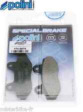 Set of 2 Polini organic front brake pads Kawasaki KX 125 250 500 1989-1993