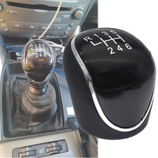 6 Speed + R MT Gear Shift Knob For Lexus IS XE20 220d Leather Black 2007 - 2014