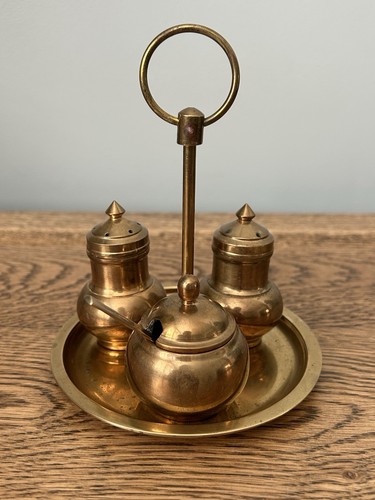 Brass salt and pepper - brass,
