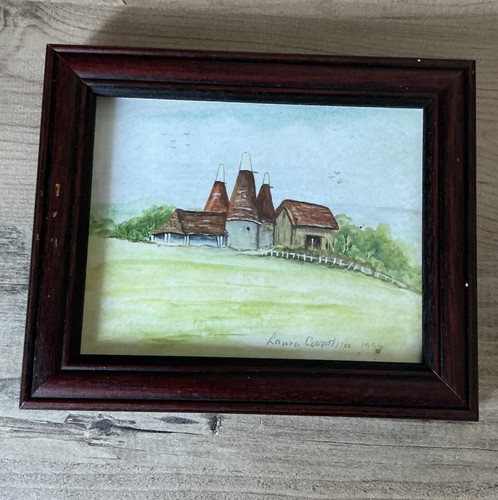 Small vintage framed original - small,