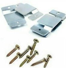4 x Metal For Corner Sofa/Bed Interlocking Connecting Clips Brackets & Screws