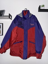 Vintage 1990s Network Q RAC Rally / WRC Team Jacket Size L Red Purple New