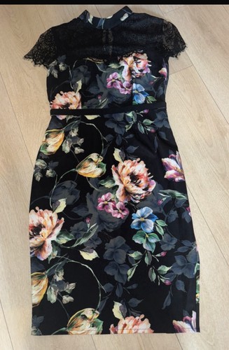 Little mistress black floral - black,