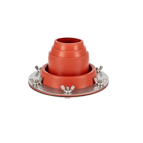 Stove flue flashing kit - flue,