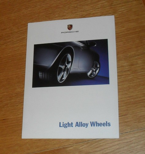 Porsche alloy wheels brochure - porsche,