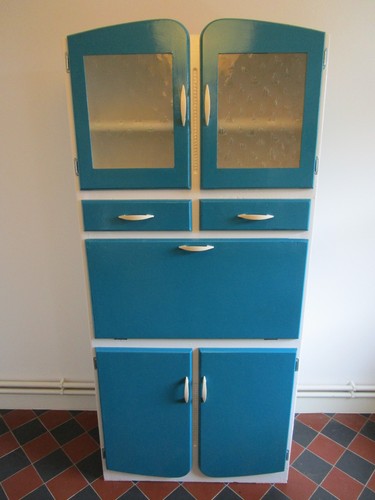 1960 1950 kitchen - 1950's, cabinet