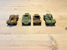 Four DieCast Dinky Military Vehicles All Play Worn