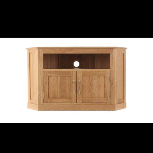Solid oak corner television - solid,