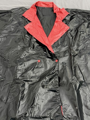 Pvc gloss raincoat - pvc,