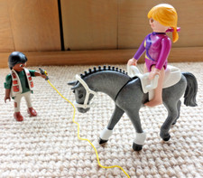 Playmobil Country 5229 - Equestrian Vaulting Horse - Almost Complete