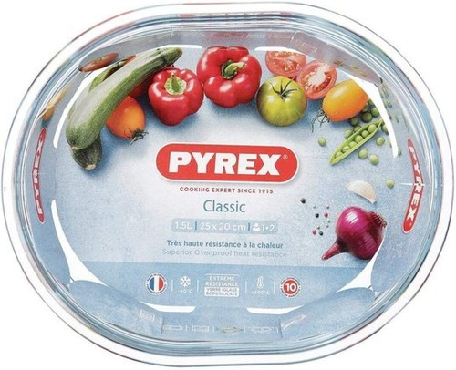 Pyrex oval pie - oval, dish