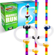 Marble run pipes spheres - run, &