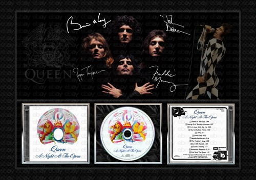 Queen freddie mercury signed - -,