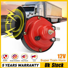 1x Loud 110-300DB 12V Electric Bull Horn Air Horn Raging Sound For Car Truck Red