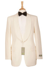Ivory Tuxedo Dinner Jacket Shawl Collar Blazer White Cruise Evening Party Mens