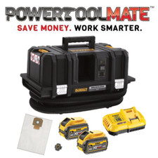 Dewalt DCV586MT2 Cordless XR FLexvolt M-Class Dust Extractor Kit 6.0ah Batteries