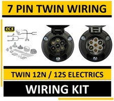 Twin 7 Pin Towbar Wiring Kit