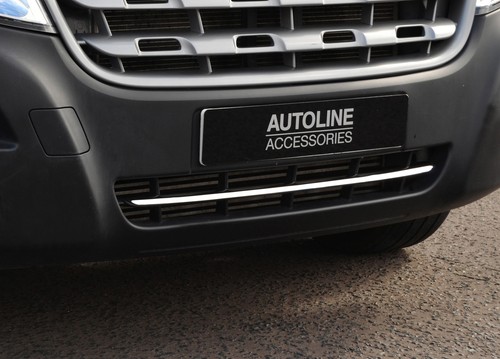 Chrome front bumper grille - bumper,