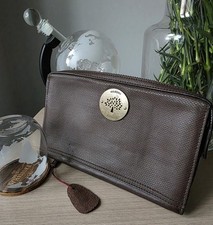 Mulberry Leather Pouch Bag