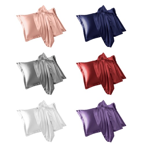 Pair soft cool pure silk - pair,
