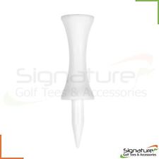 White Plastic Castle Golf Tees
