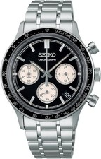 Seiko Men's Black Panda