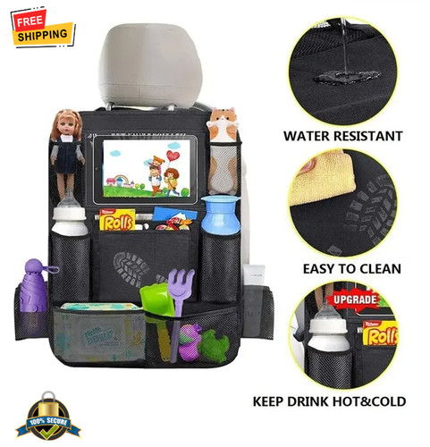 Car backseat organizer with - organizer,