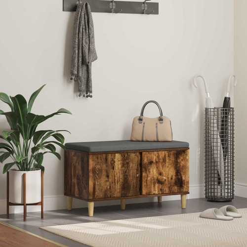 Hall bench smoked oak - smoked,