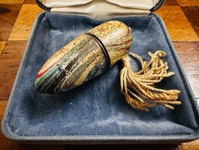 Vintage Painted Thimble Case