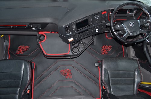 Truck eco leather - truck, mat