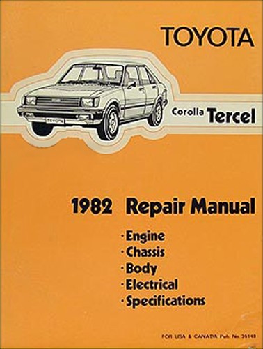 1982 toyota tercel - 1982, manual