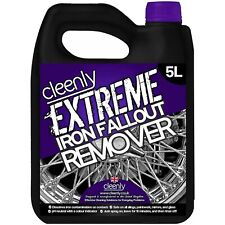 Cleenly Iron Contamination Remover Alloy Wheel X Cleaner Car Fallout Spray 5L