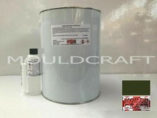 NATO GREEN TOPCOAT FLOCOAT 5kg KIT BOAT REPAIR FIBREGLASS RESIN MOULDS MILITARY