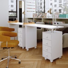 Professional Manicure Table Technician Nail Art Beauty Salon Bar Station Desk