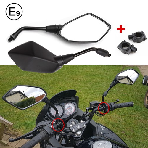 Black side mirrors 8 - black, +