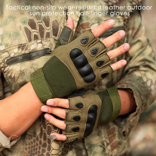 Tactical half finger gloves - tactical,