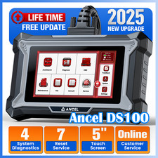 ANCEL DS100 OBD2 Car Diagnostic Scan Tool 7 Resets AutoSearch 5″ Android Laptop