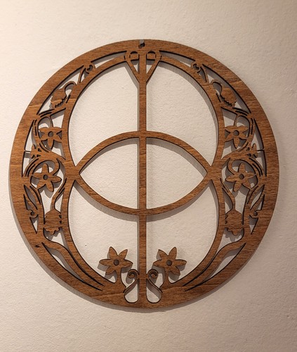 Wooden chalice well - wooden,