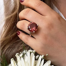 Solid 925 Sterling Silver Turkish Jewelry Alexandrite Women's Ring All Size