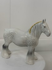 Beswick Large Shire Mare Rare Dapple Grey Beautiful Vintage Gloss Model 818 Vgc
