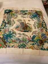 Gucci Vintage Silk Jungle